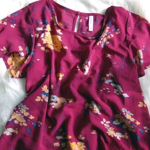 Xhilaration Floral Blouse